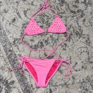 Victoria’s Secret pink bikini